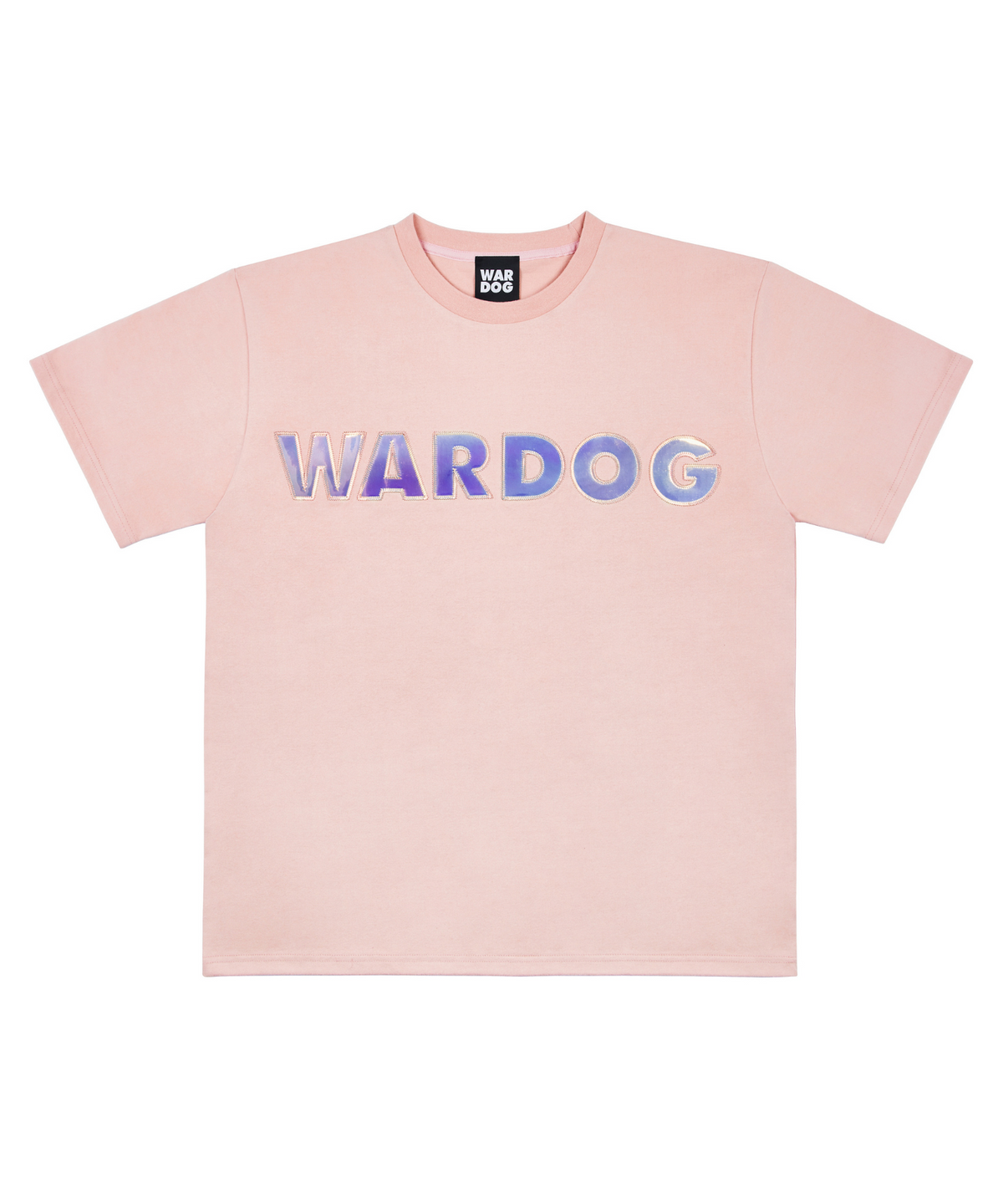 워독(WARDOG) 홀로그램 로고 티셔츠 인디안 핑크