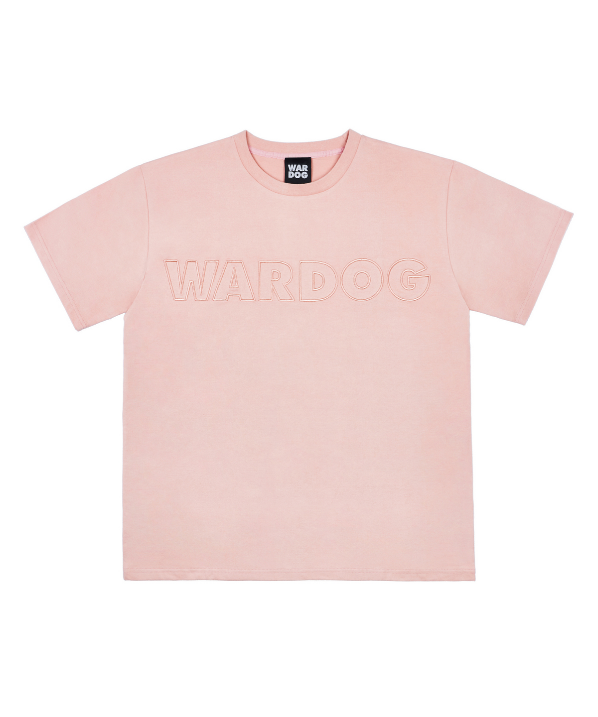 워독(WARDOG) 로고 티셔츠 인디안 핑크