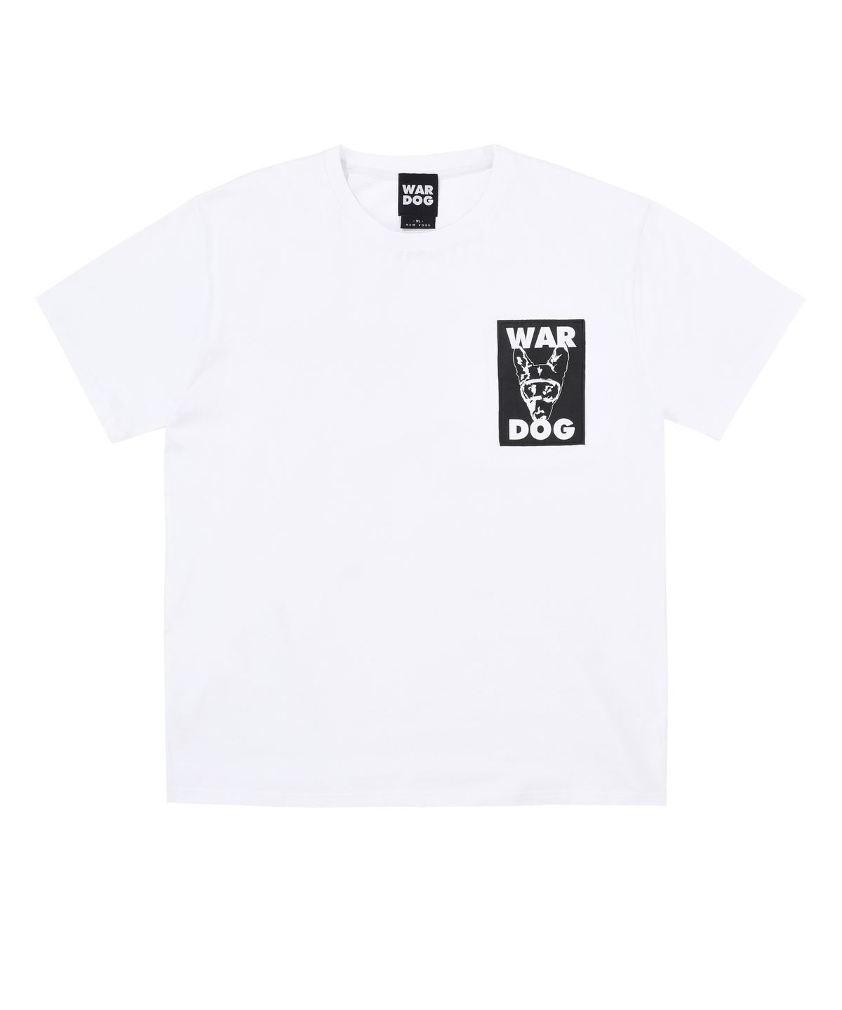 워독(WARDOG) 로고 패치 티셔츠 화이트