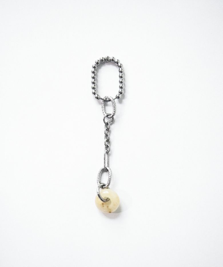 Jade ring charm_Ivory