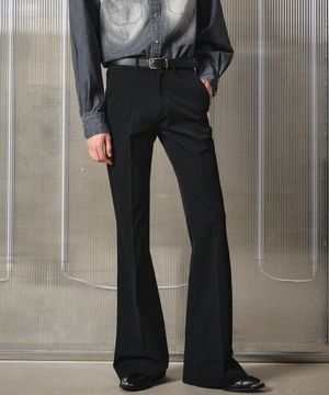 잔느 플레어 슬랙스 블랙