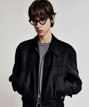 아이코닉 울 블루종 자켓 MAINE 블랙