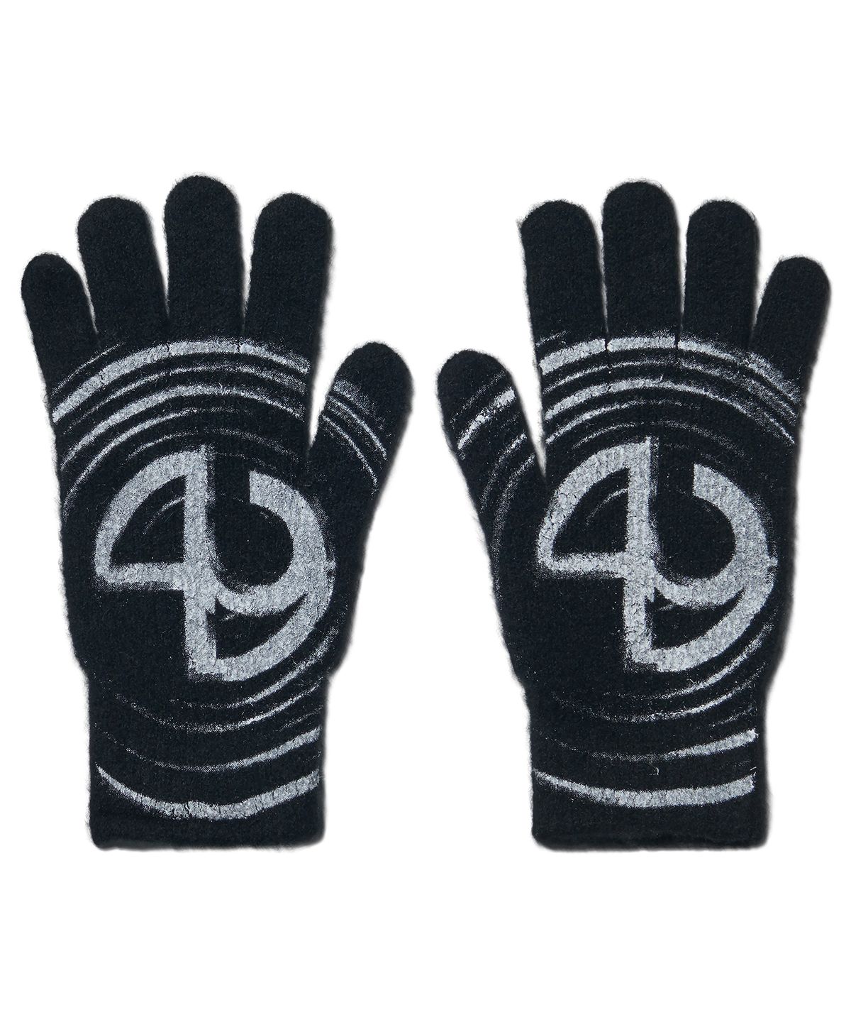 노매뉴얼(NOMANUAL) S.L KNIT GLOVES - BLACK