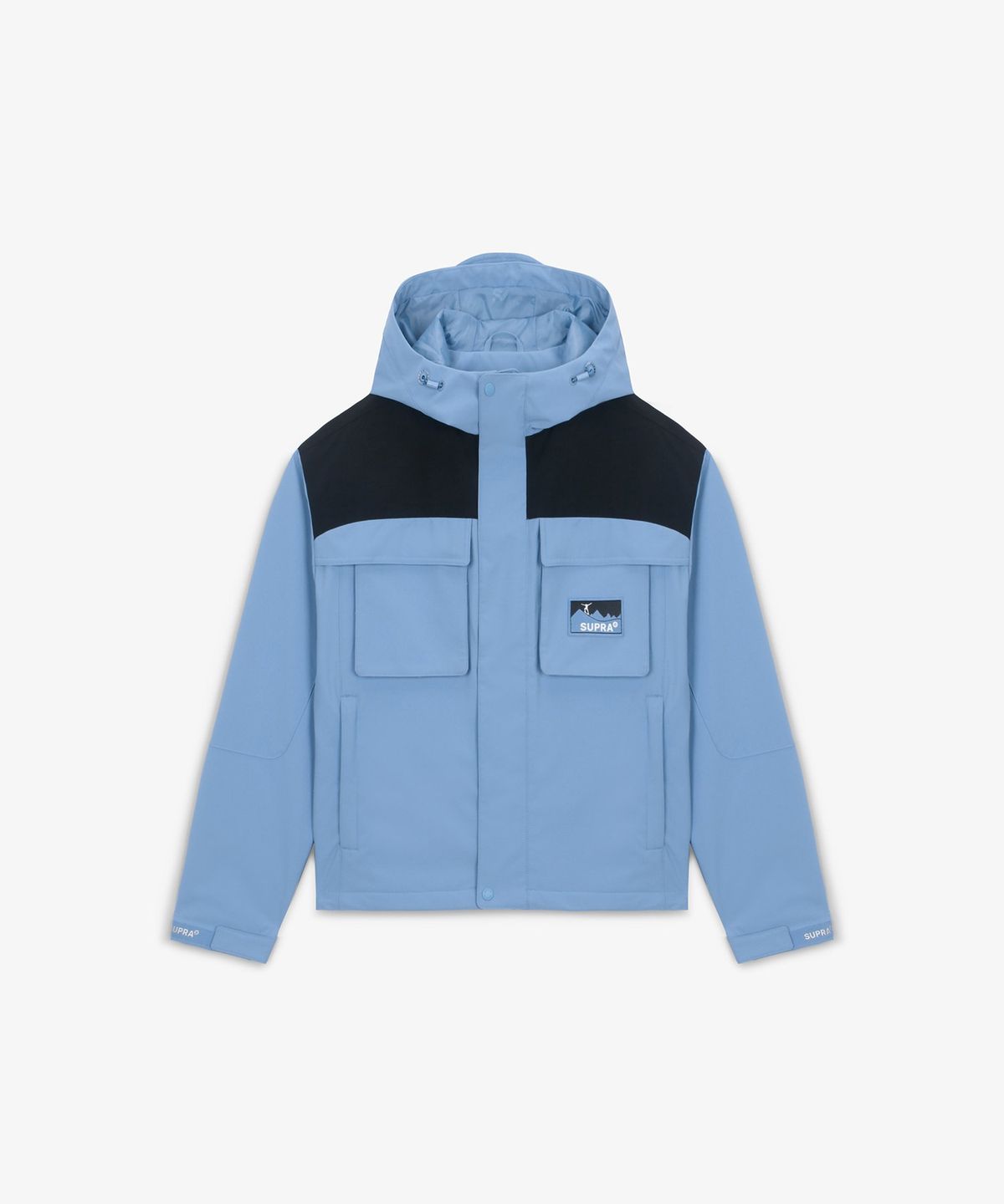 수프라(SUPRA) 여성 투 포켓 배색 바람막이(BLUE)