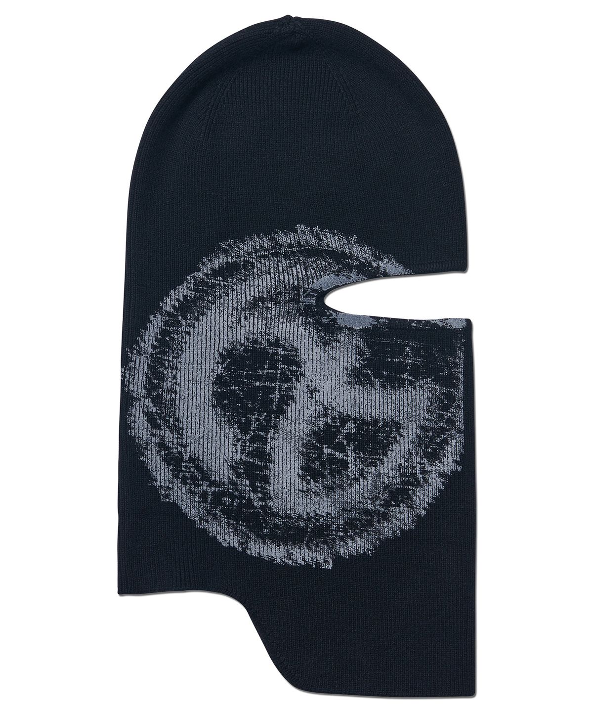 노매뉴얼(NOMANUAL) C.S.L WOOL KNIT BALACLAVA - BLACK