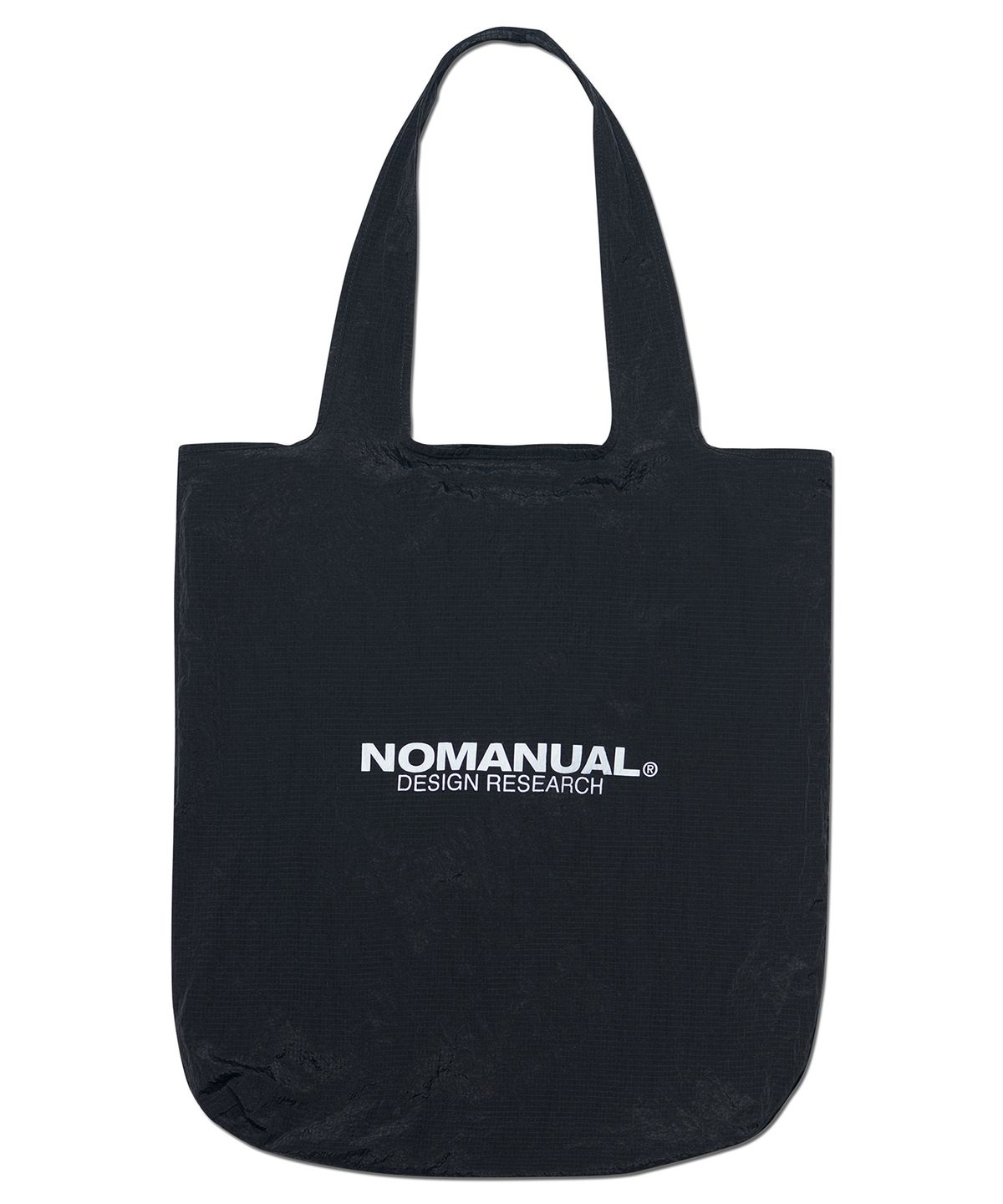노매뉴얼(NOMANUAL) PACKABLE NYLON ECO BAG - BLACK