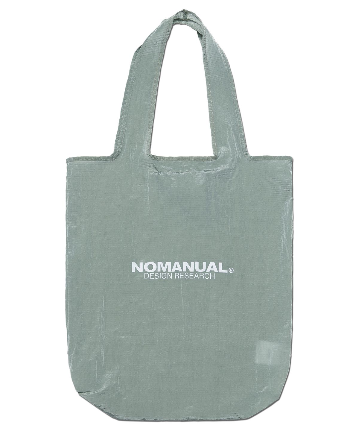 노매뉴얼(NOMANUAL) PACKABLE NYLON ECO BAG - SAGE GREEN