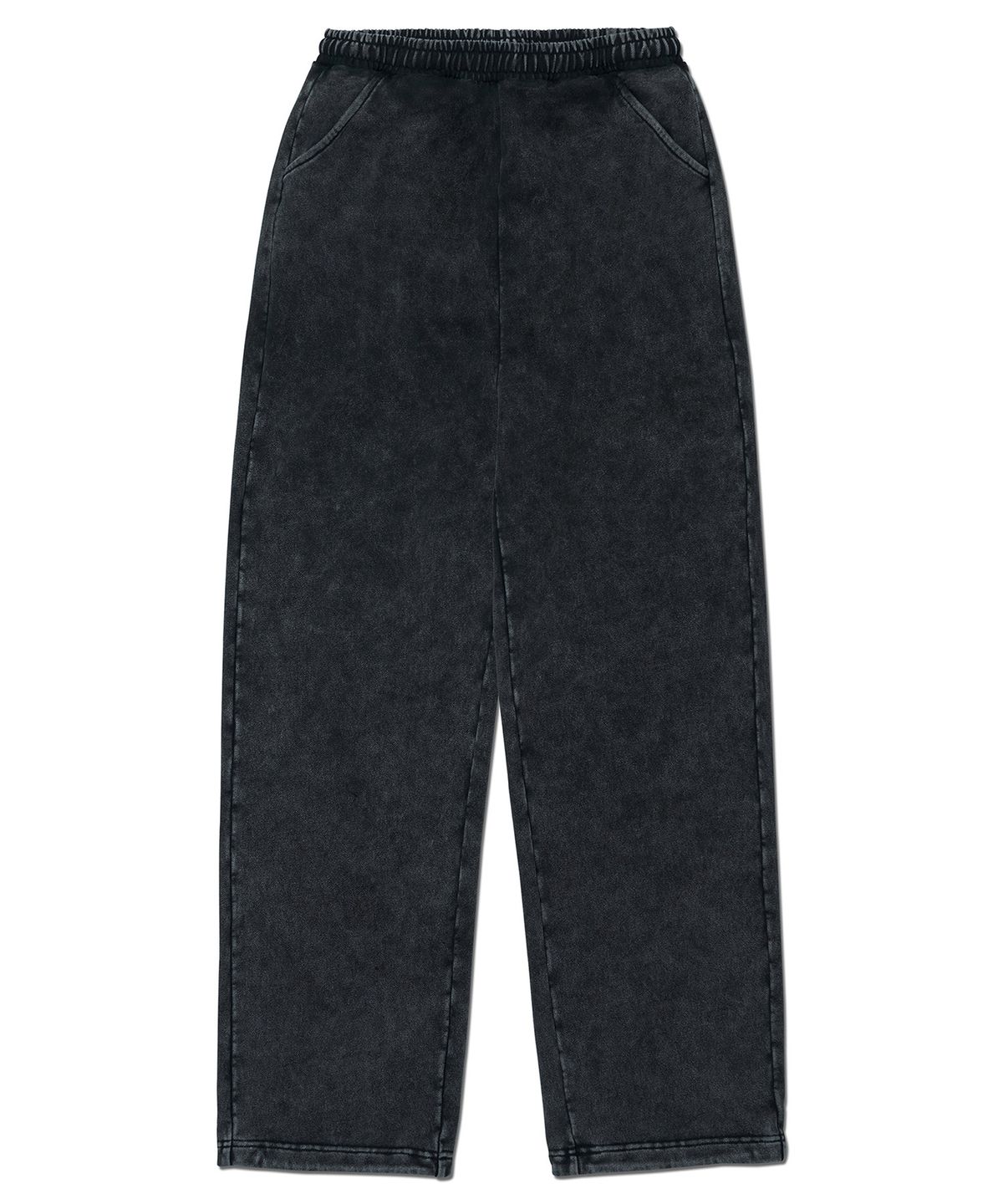 노매뉴얼(NOMANUAL) M.L SWEATPANTS - WASHED BLACK