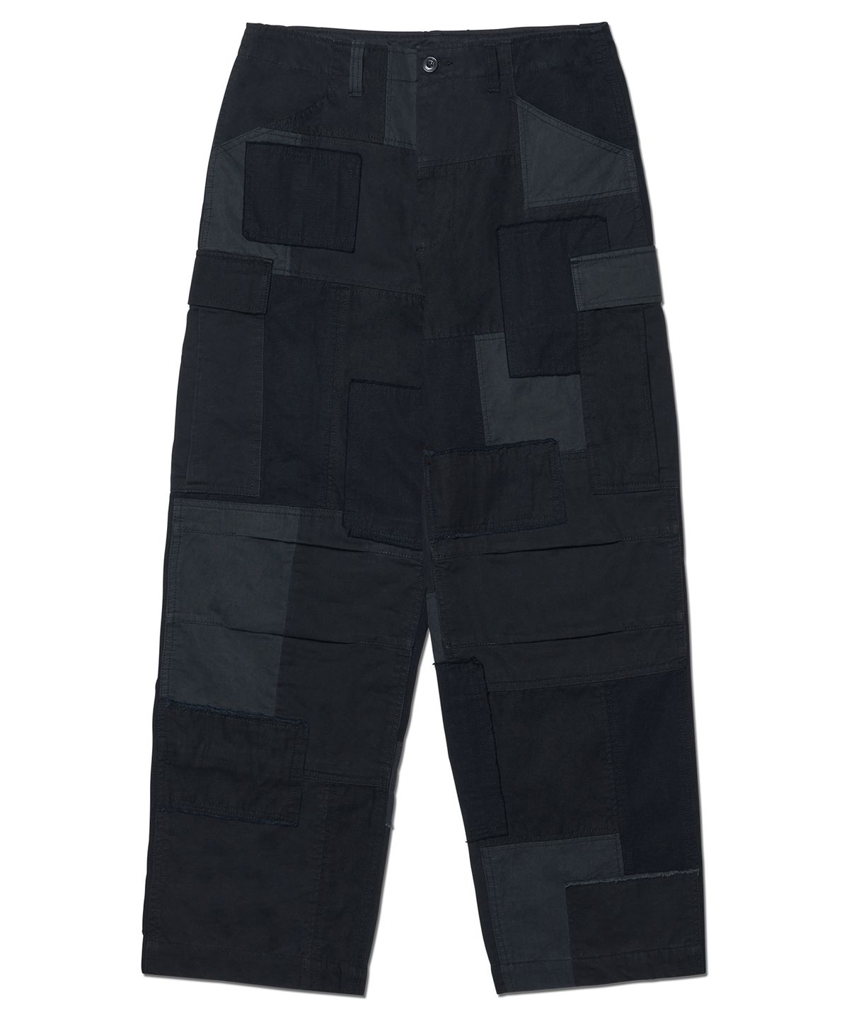 노매뉴얼(NOMANUAL) S.C MULTI PANEL PANTS - BLACK