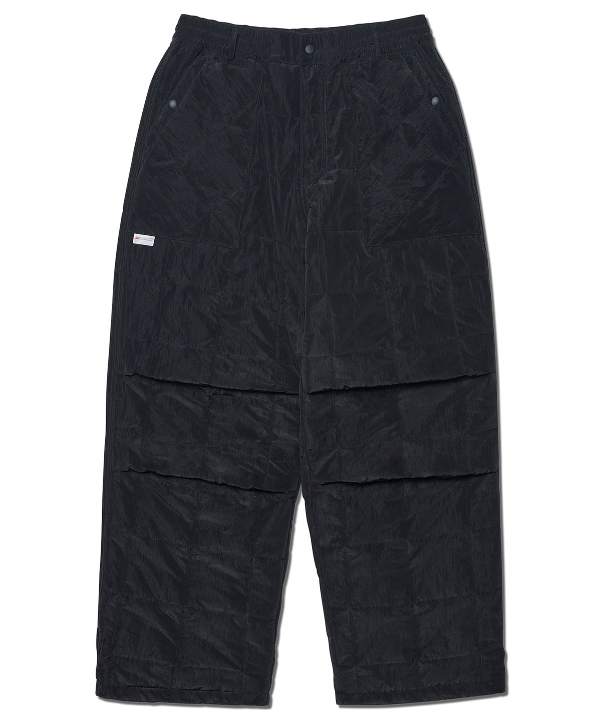 노매뉴얼(NOMANUAL) W.Q THINSULATE PADDED PANTS - BLACK