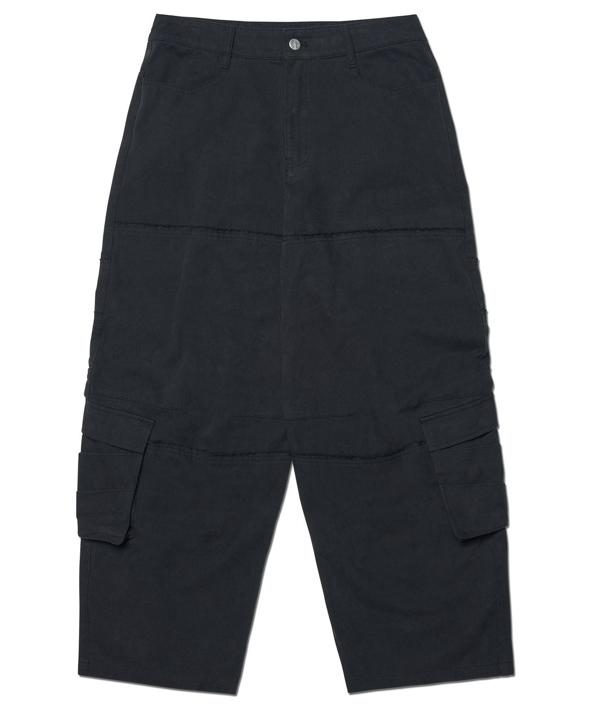 노매뉴얼(NOMANUAL) R.D WIDE CARGO PANTS - BLACK