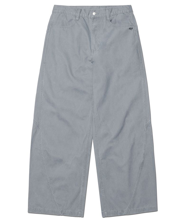 OVERSIZED V.C PANTS - WASHED GRAY