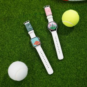 애플워치 스트랩 시그니처 비액티브 더 라켓 클럽 9 8 울트라 7 SE2 갤럭시 워치6 호환 밴드