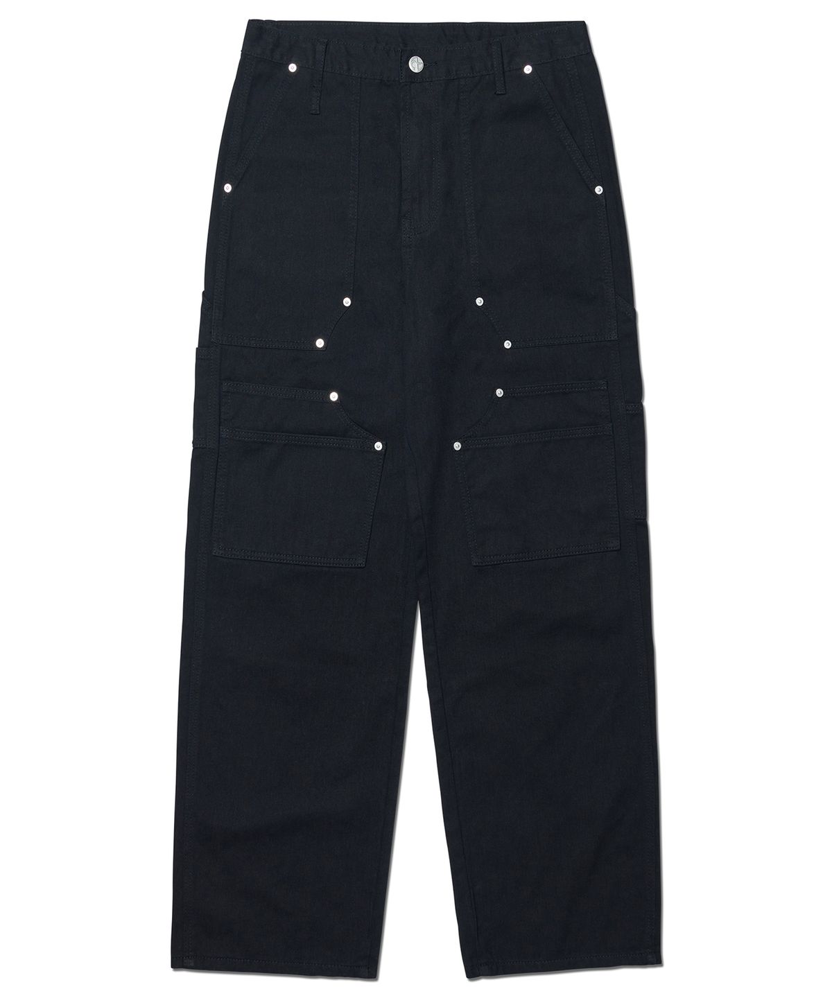노매뉴얼(NOMANUAL) A.P WORK PANTS - BLACK