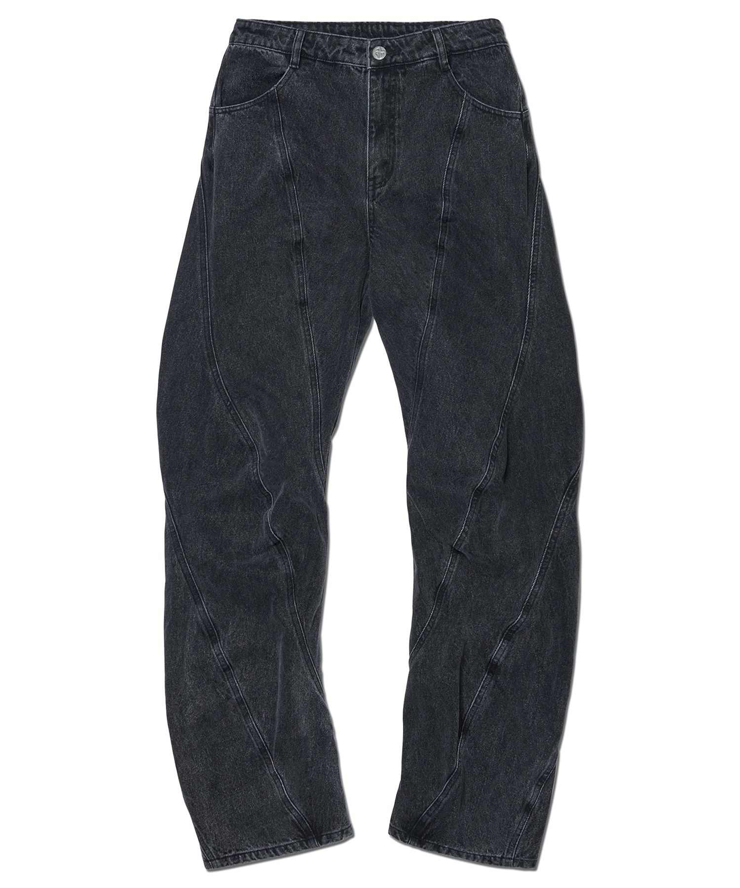 MUSINSA公式 | NOMANUAL T.S DENIM PANTS - WASHED BLACK