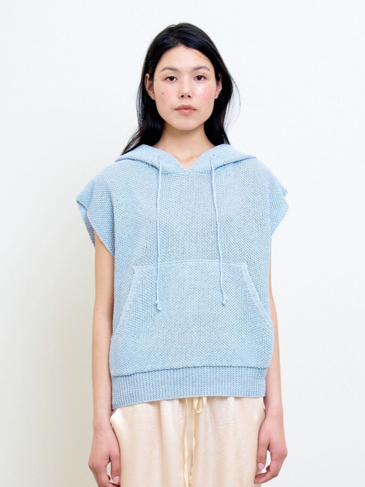 꼬떼28-1(COTE28-1) 메쉬 니트 후디
