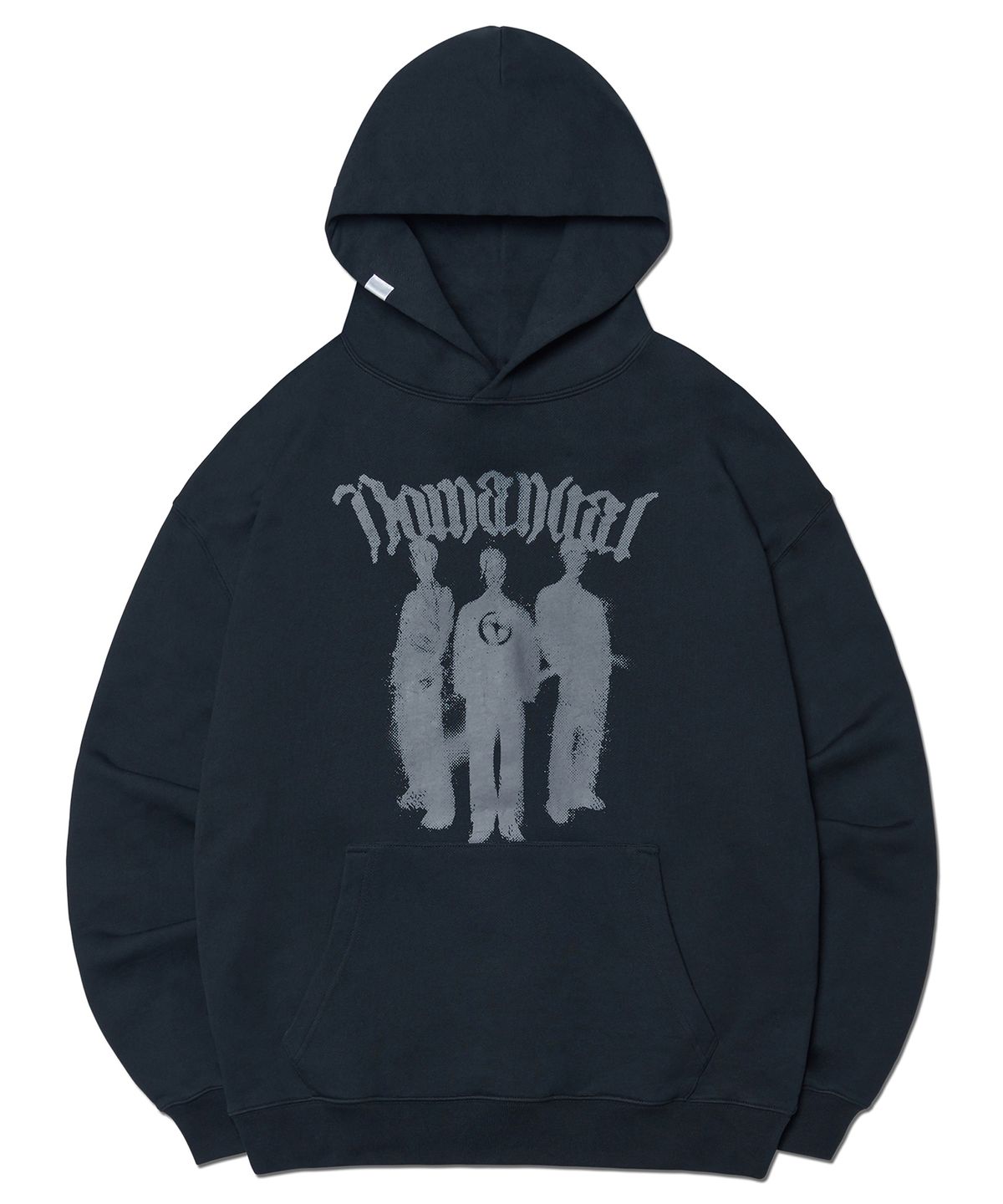 노매뉴얼(NOMANUAL) T.M HOODIE - BLACK