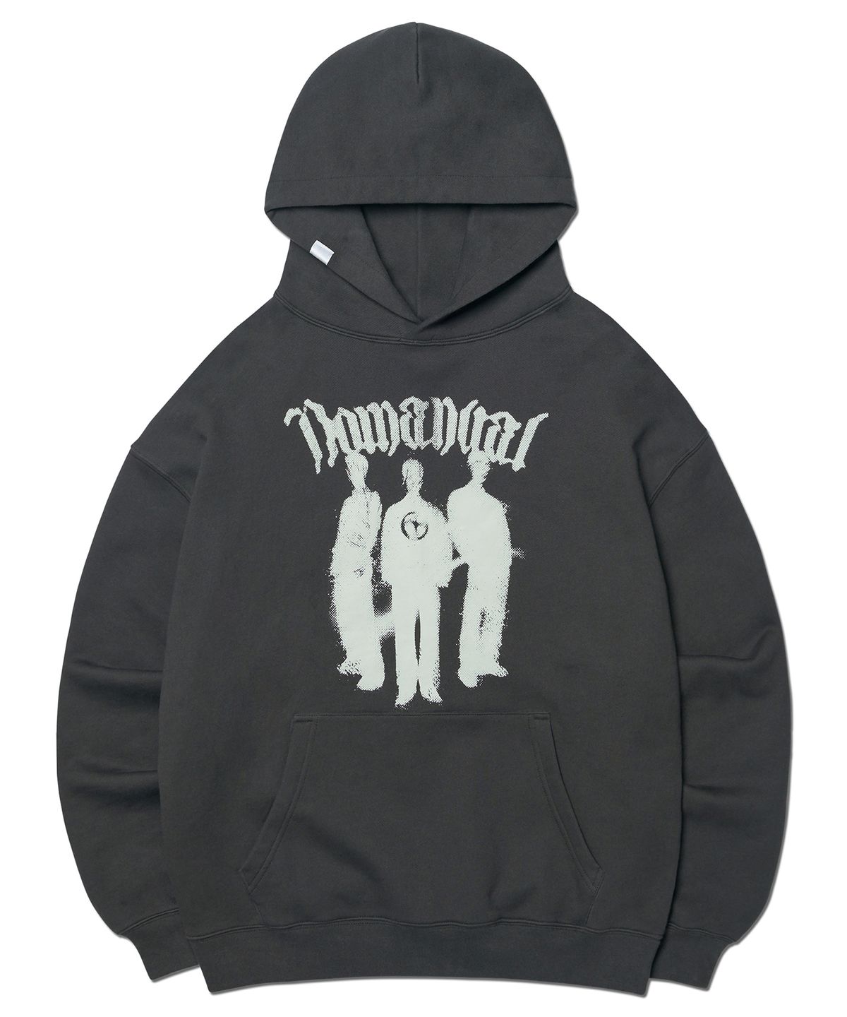 노매뉴얼(NOMANUAL) T.M HOODIE - CHARCOAL