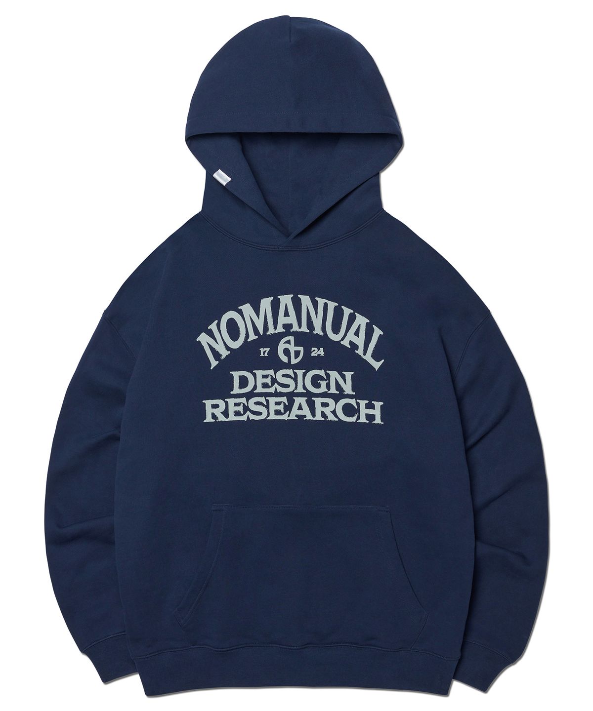 노매뉴얼(NOMANUAL) A.G HOODIE - DARK NAVY