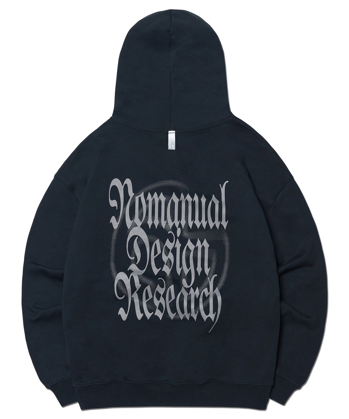 노매뉴얼(NOMANUAL) MANERO HOODIE - BLACK