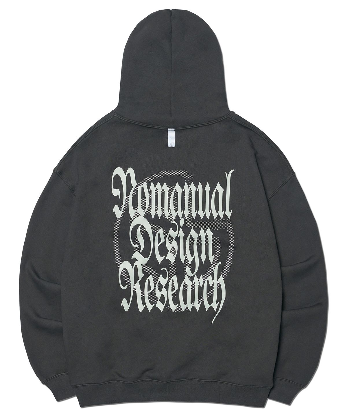노매뉴얼(NOMANUAL) MANERO HOODIE - CHARCOAL