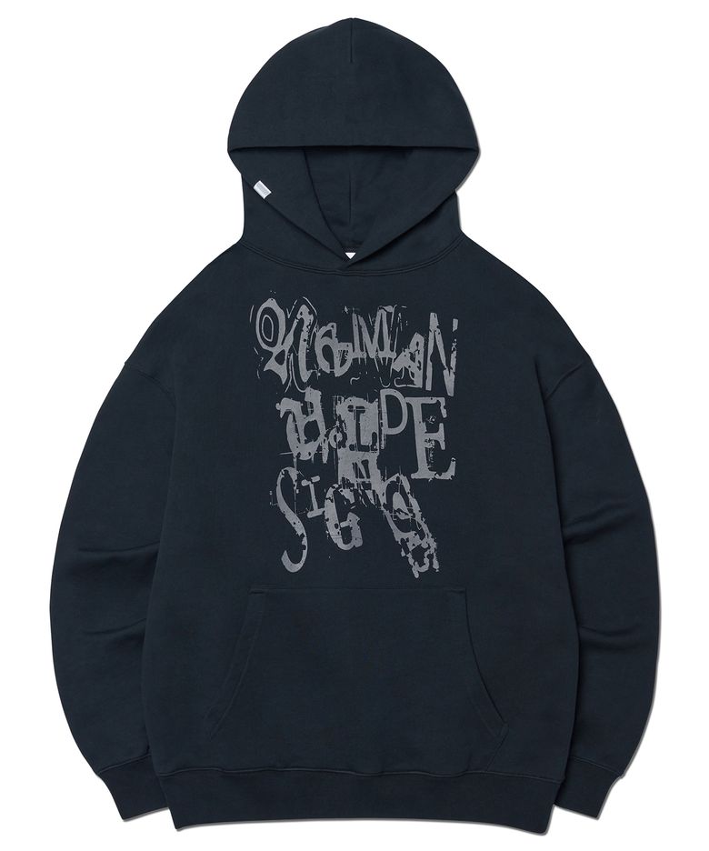 C.F HOODIE - BLACK