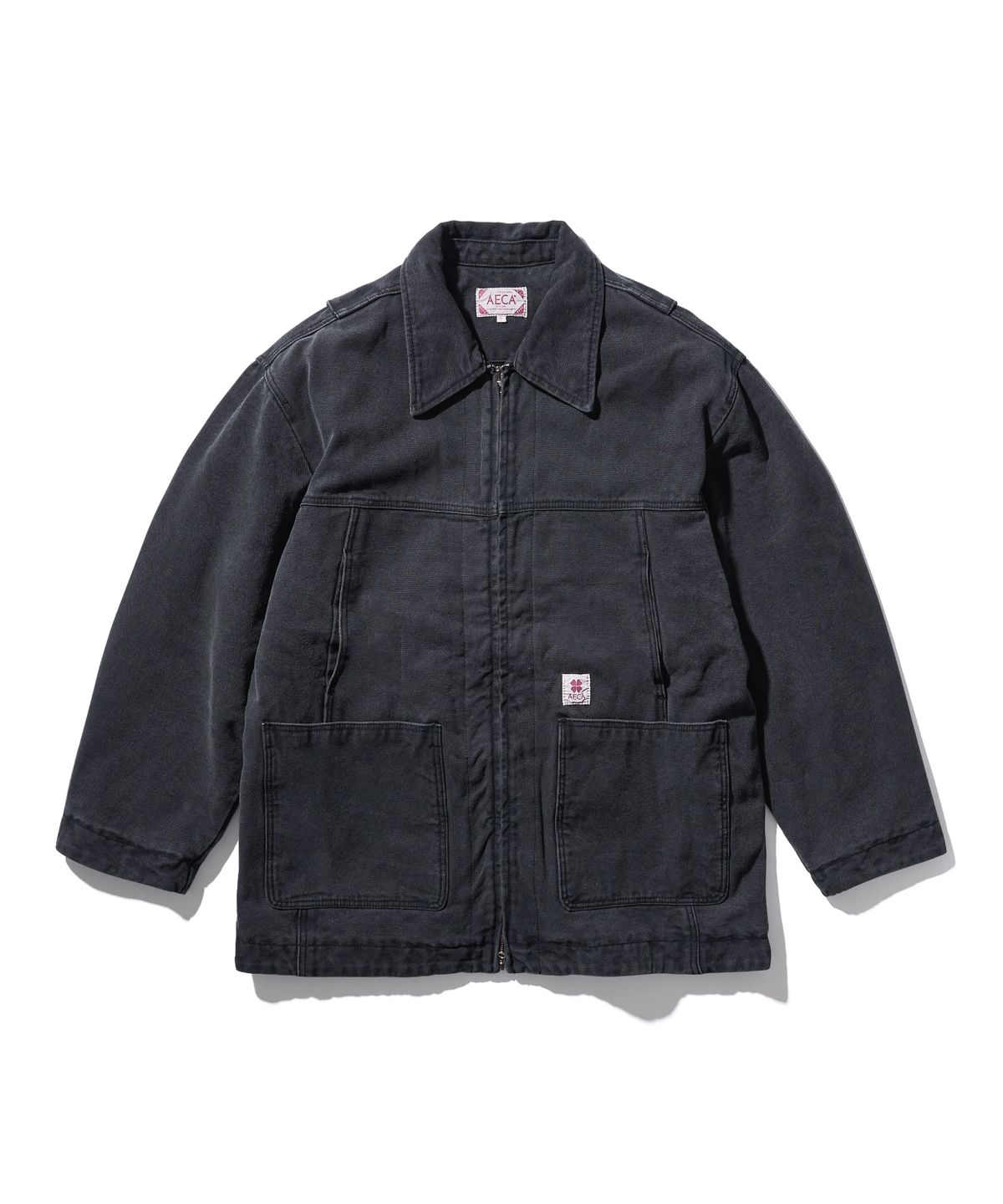 에이카화이트(AECA) AECA VINTAGE PIGMENT FIELD PARKA-CHARCOAL