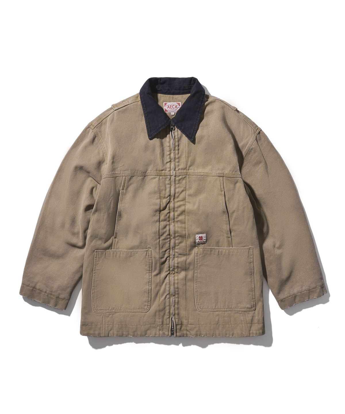 에이카화이트(AECA) AECA VINTAGE PIGMENT FIELD PARKA-BEIGE