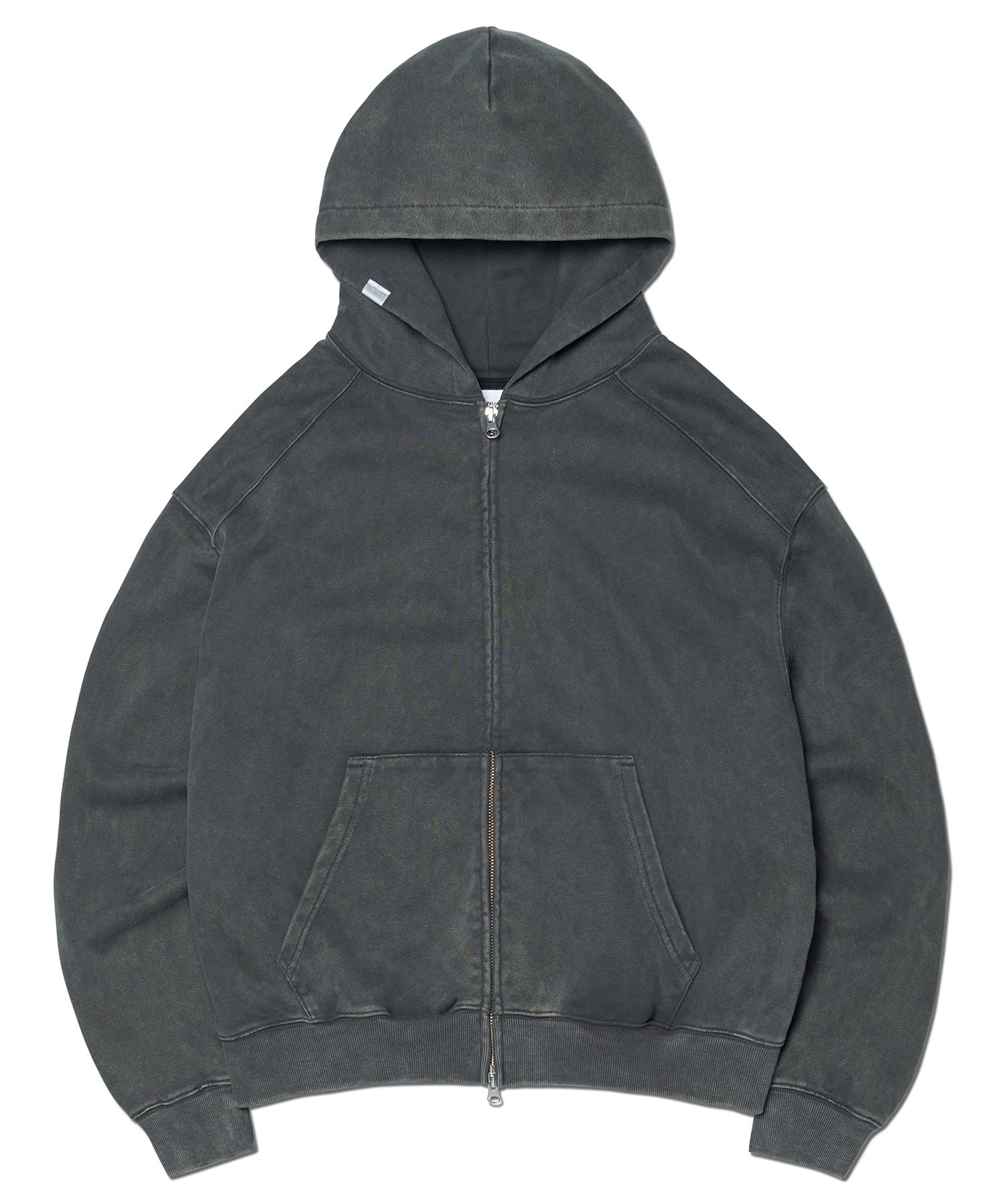 ★NOMANUAL★ ML HOODED ZIPUP WASHED CHARCOAL NM63HD01M1WC MUSINSA | NOMANUAL M.L HOODED ZIP-UP - WASHED CHARCOAL