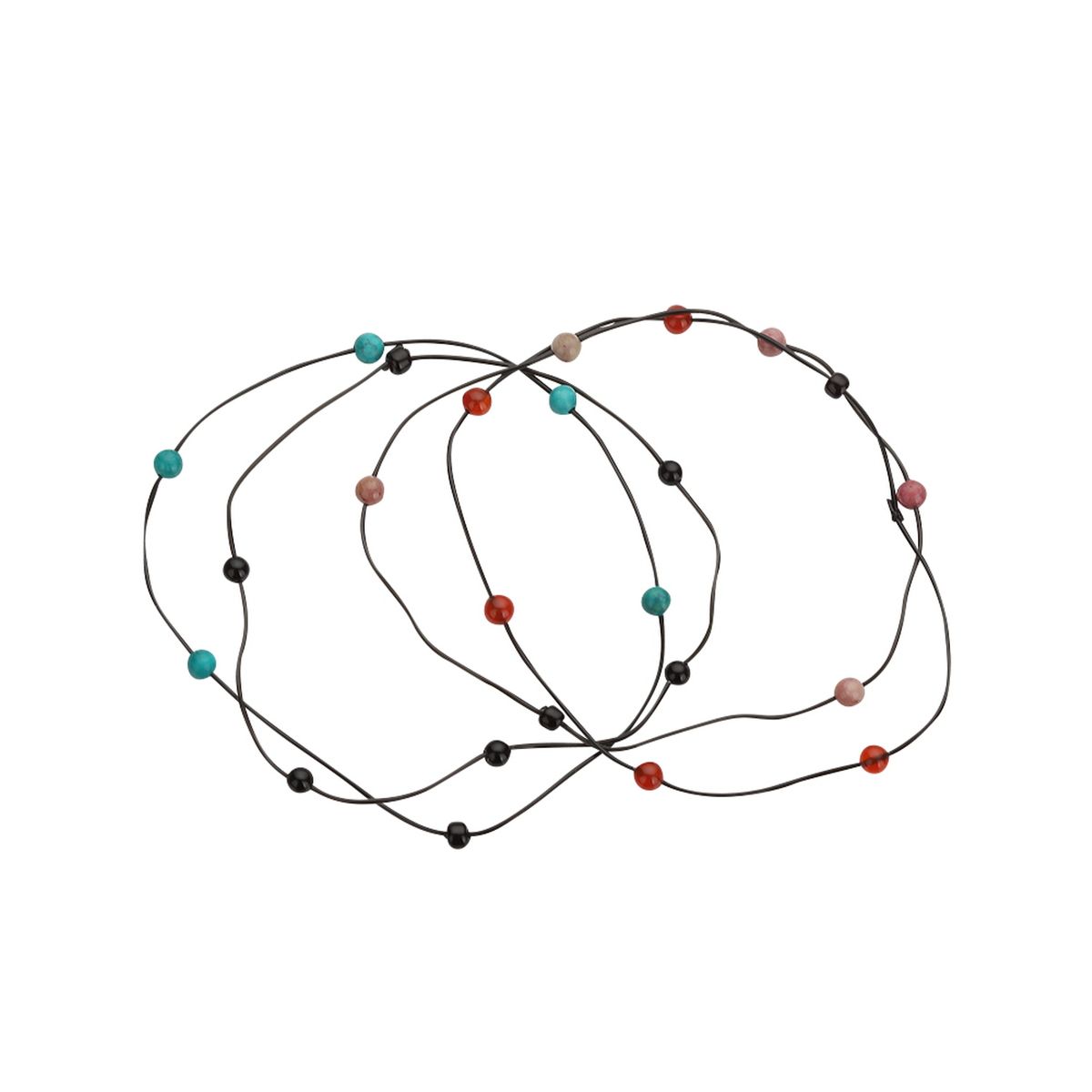 챠미(CHARMY) [SET] 젬스톤 밴드 팔찌 (4colors)