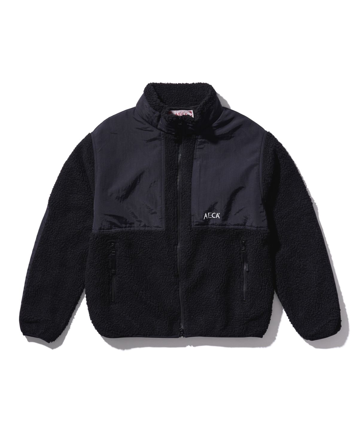 에이카화이트(AECA) AECA STANDARD SHERPA JACKET-BLACK