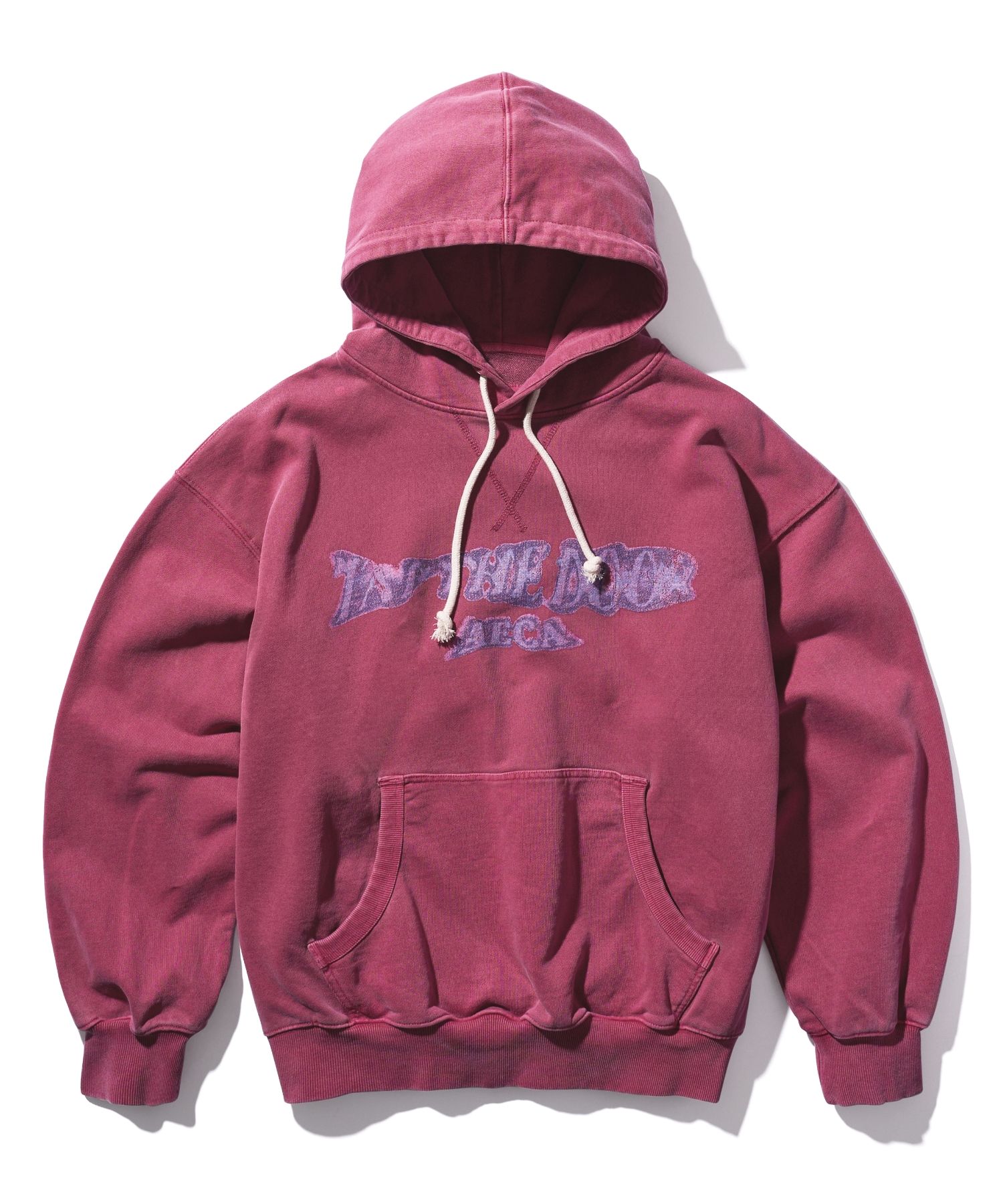 パーカー・フーディ AECA WHITE ACID TAP THE DOOR HOODIE SWEATWASHED BURGUNDY AWC パーカー・フーディ AECA WHITE ACID TAP THE DOOR HOODIE