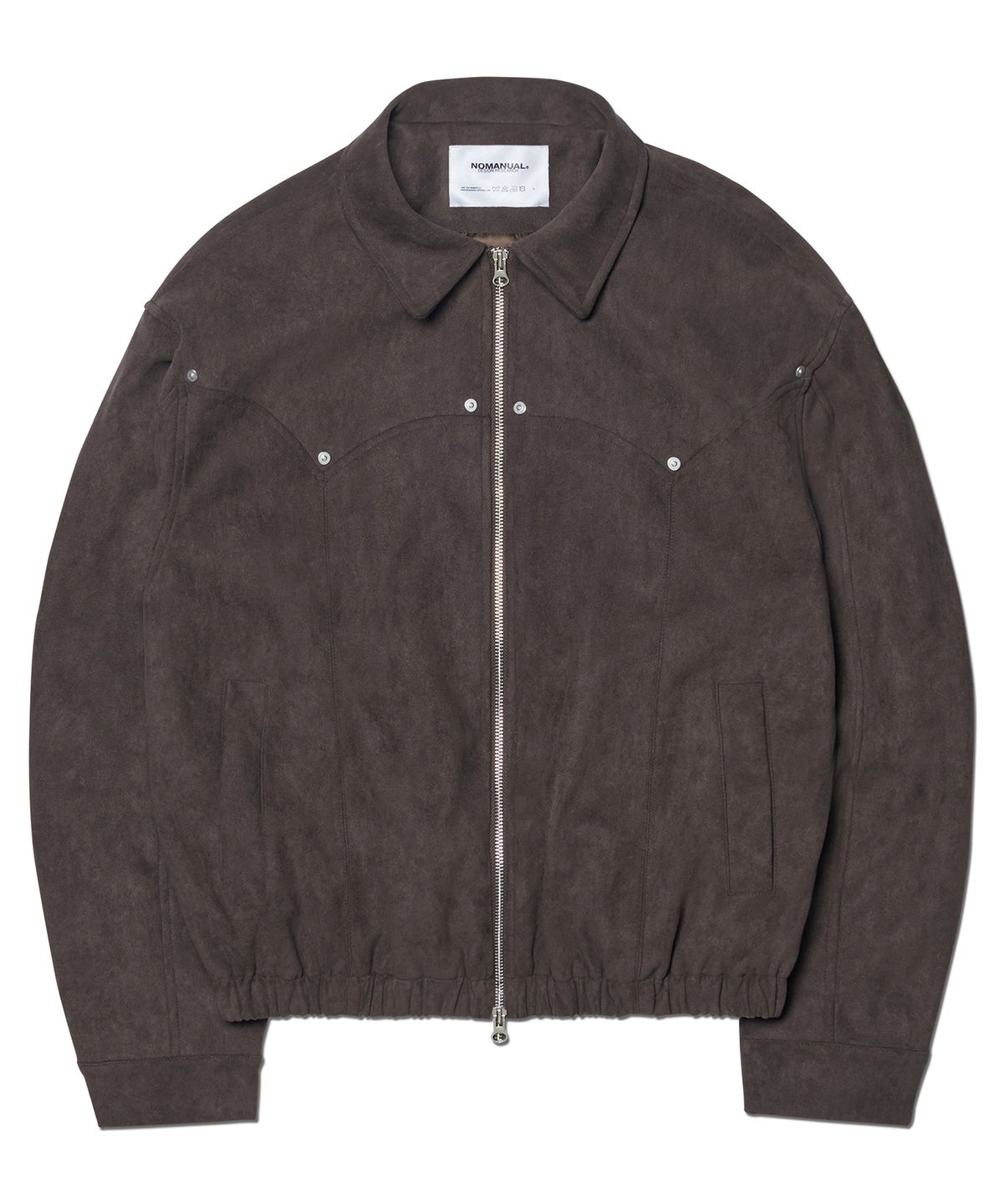노매뉴얼(NOMANUAL) S.W JACKET - BROWN