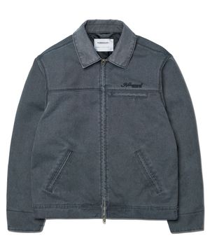 WASHED WORK JACKET - WASHED CHARCOAL