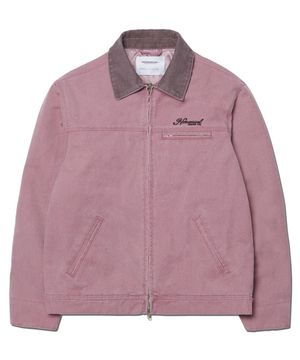 WASHED WORK JACKET - WASHED PINK