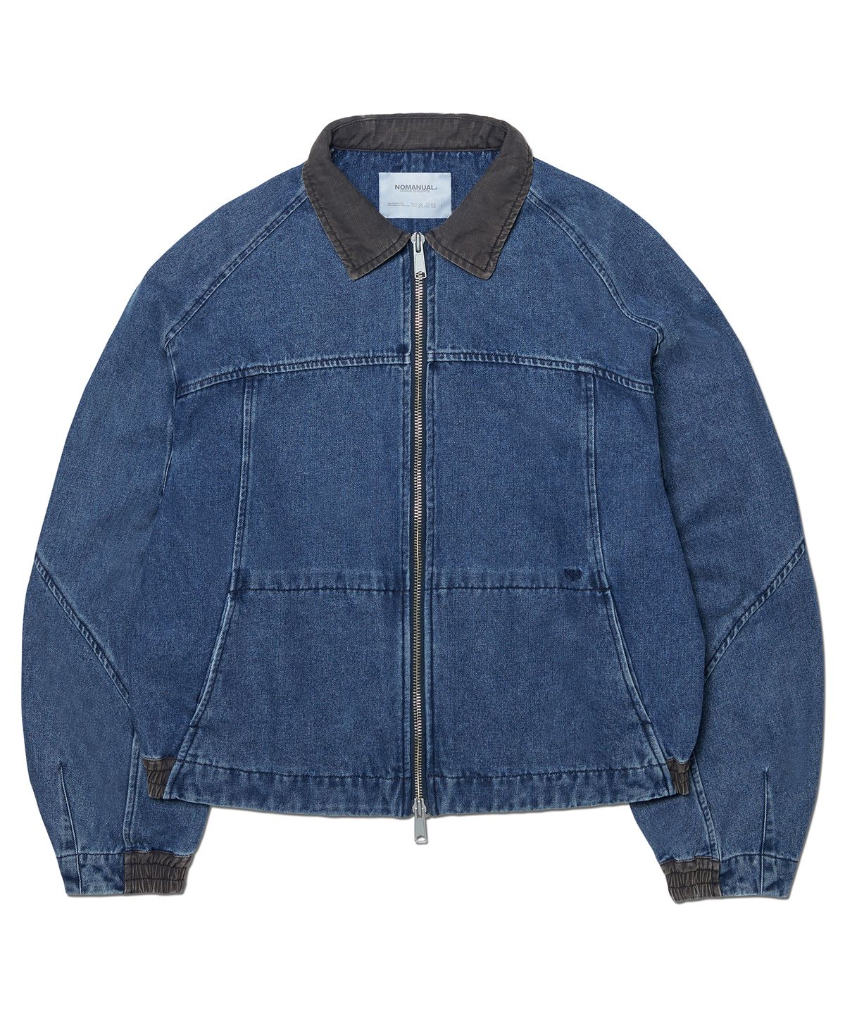 노매뉴얼(NOMANUAL) D.W DENIM JACKET - WASHED BLUE
