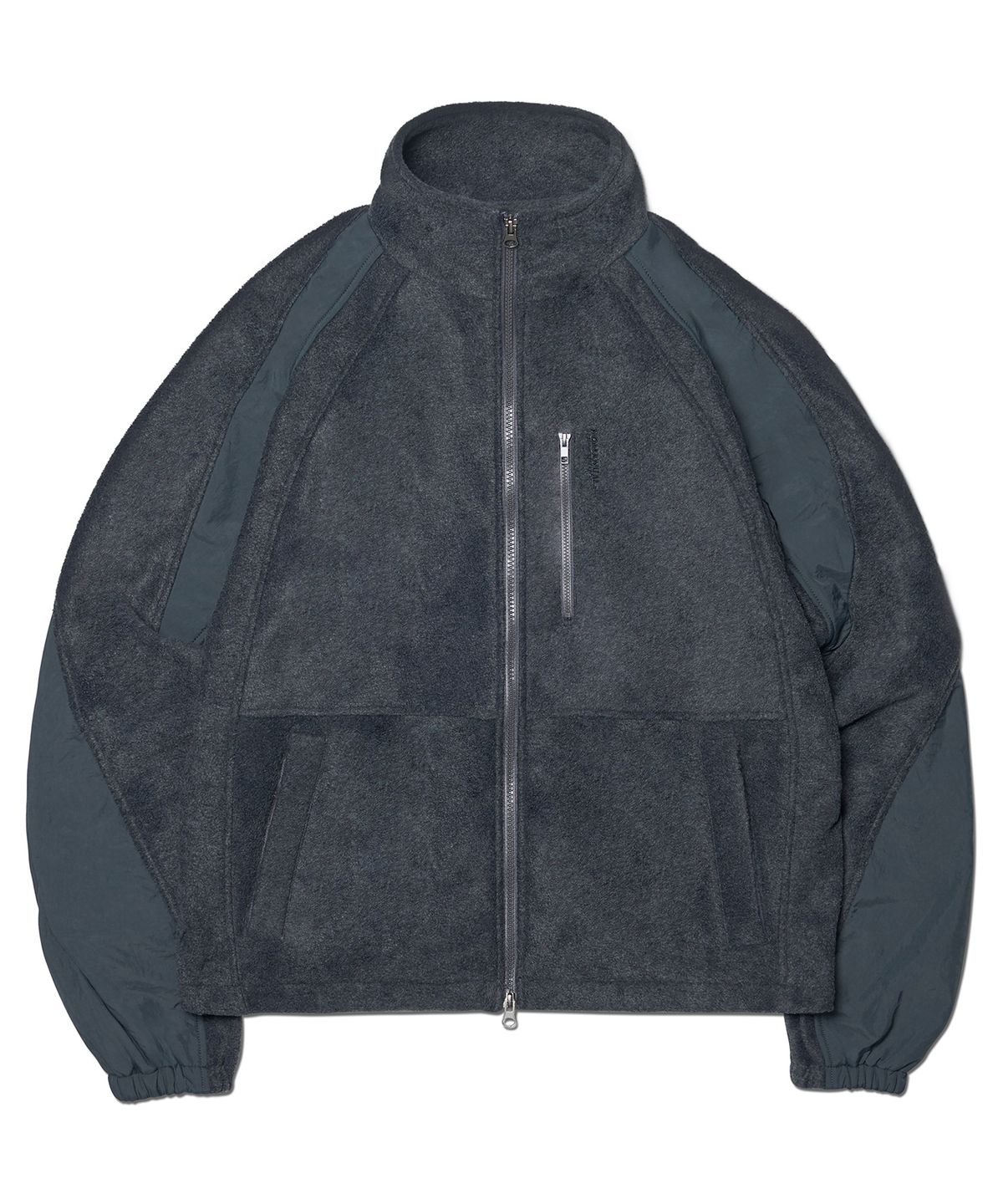 노매뉴얼(NOMANUAL) T.S FLEECE JACKET - CHARCOAL