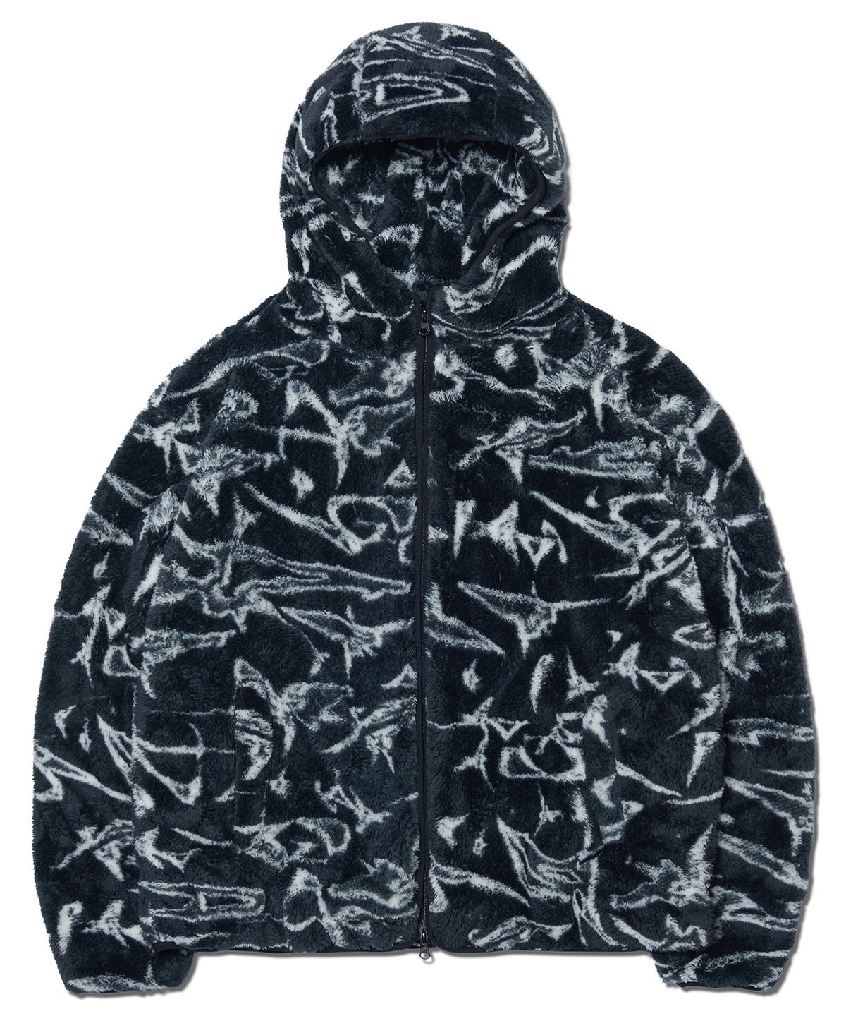 노매뉴얼(NOMANUAL) G.P FLEECE JACKET - BLACK