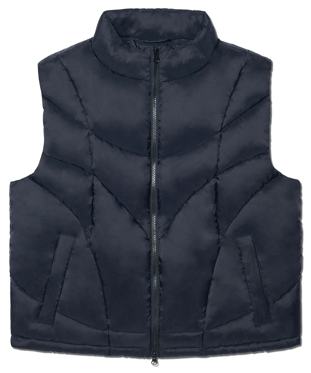 노매뉴얼(NOMANUAL) PARABOLA DUCK DOWN VEST - BLACK