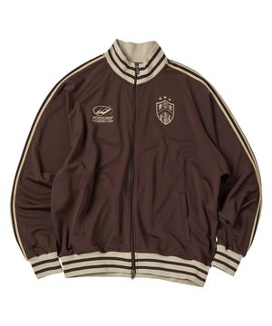 져지 트랙 자켓 브라운