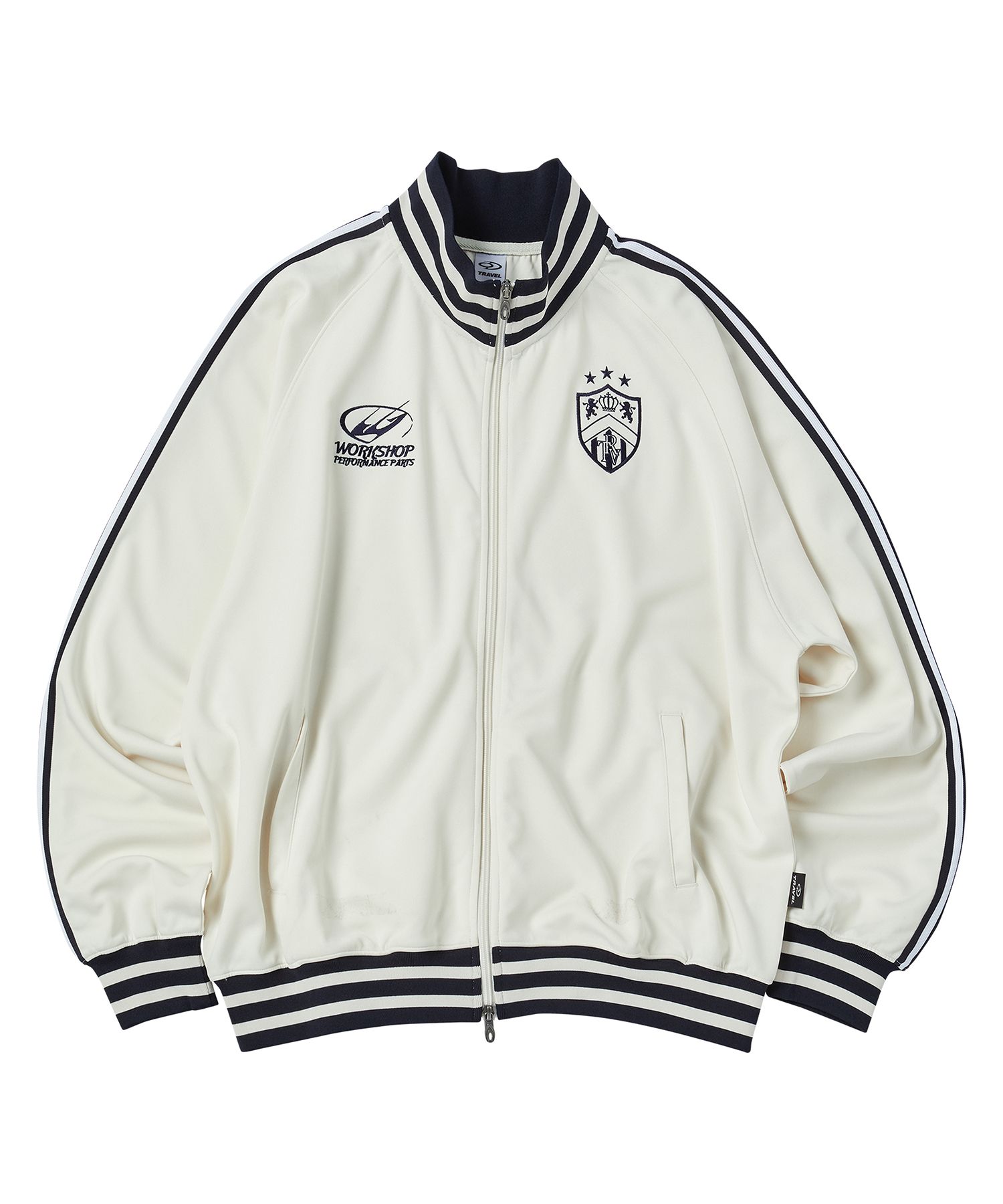 MUSINSA公式 | TRAVEL ジャージトラックジャケットアイボリー