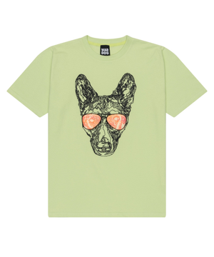 레이밴 티셔츠 엘로우 그린