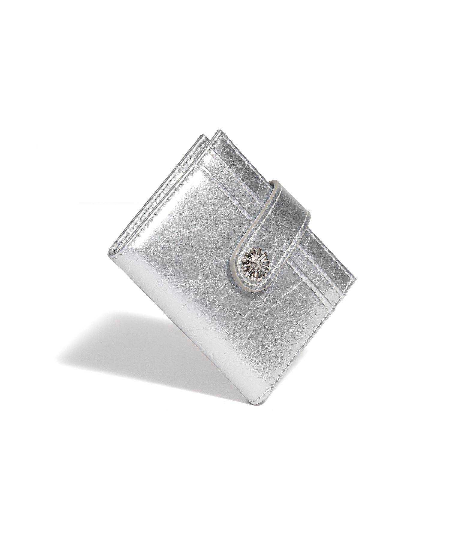 ★lemasque★ Daisy Photo Slot Wallet Bill Card Wallet Silver MUSINSA | LEMASQUE Mini Daisy Photo Slot Business Card