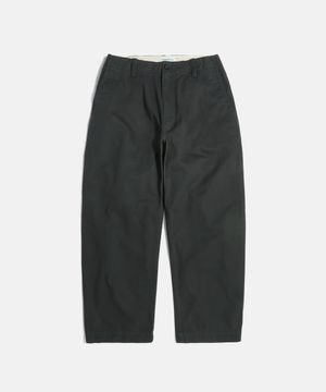 Wide Officer Pants Ink Black