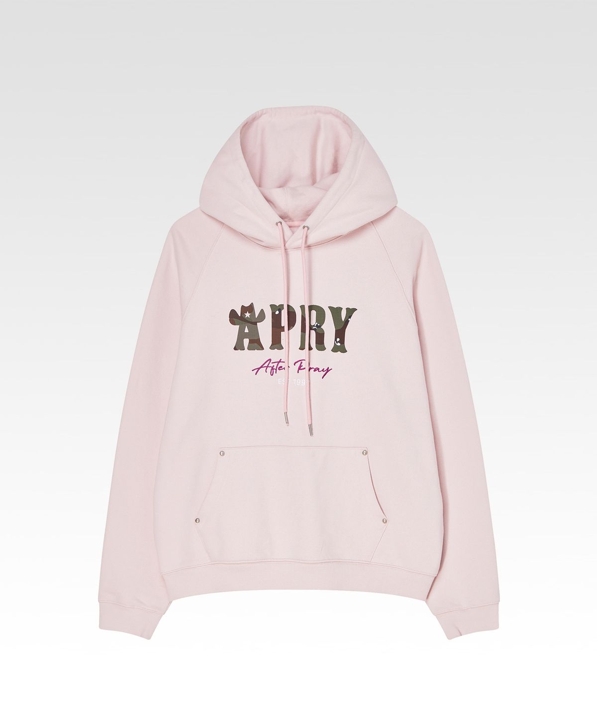 애프터프레이(AFTERPRAY) APRY 풀오버 스웨트 후디 라이트 핑크