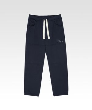 더블니 스웨트 팬츠 네이비