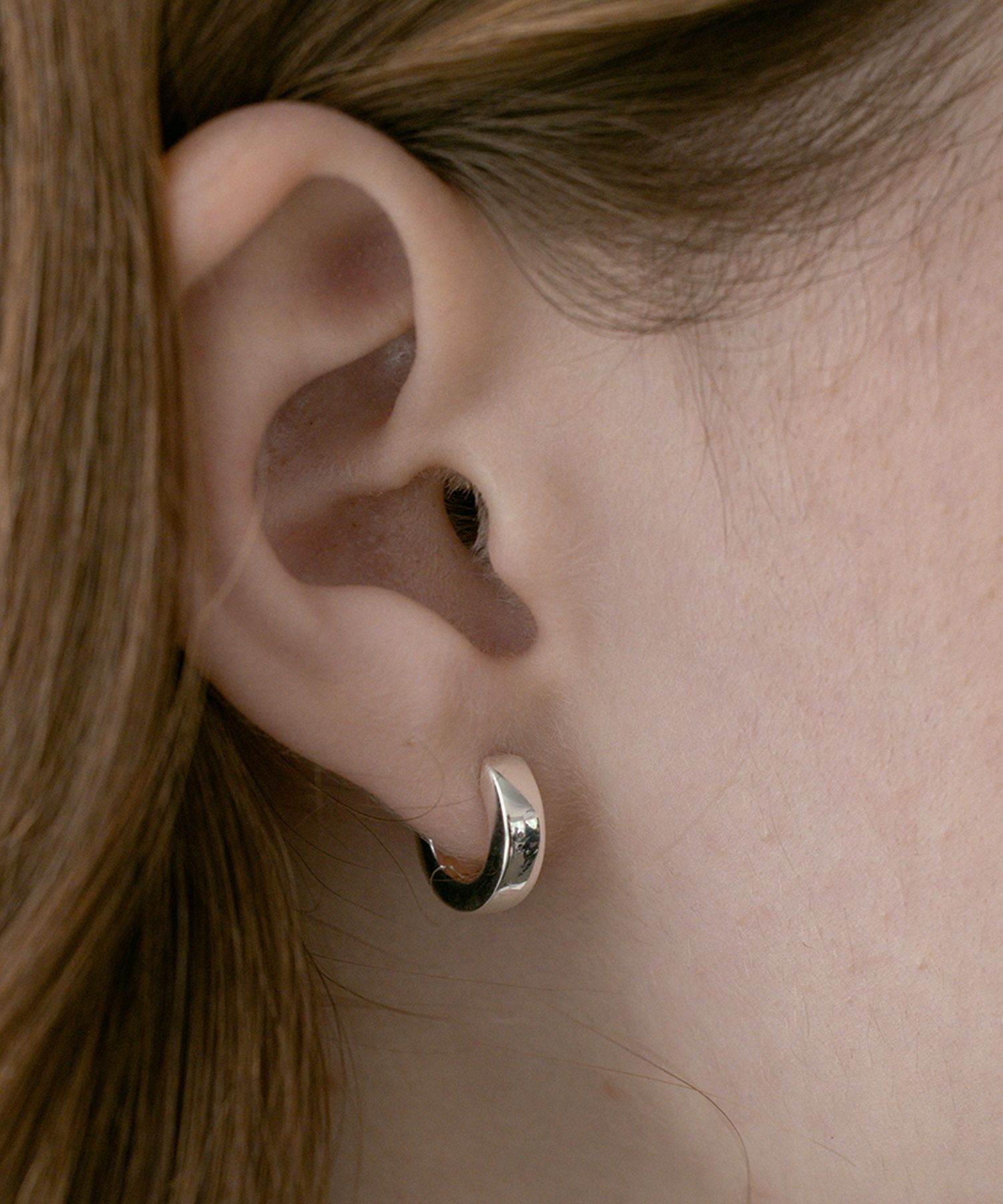 ●TATIANA● Silver 925 Flat Bold Hoop Earrings EC3002 SM 500 MUSINSA | TATIANA (Silver 925) Flat Bold Hoop Earrings