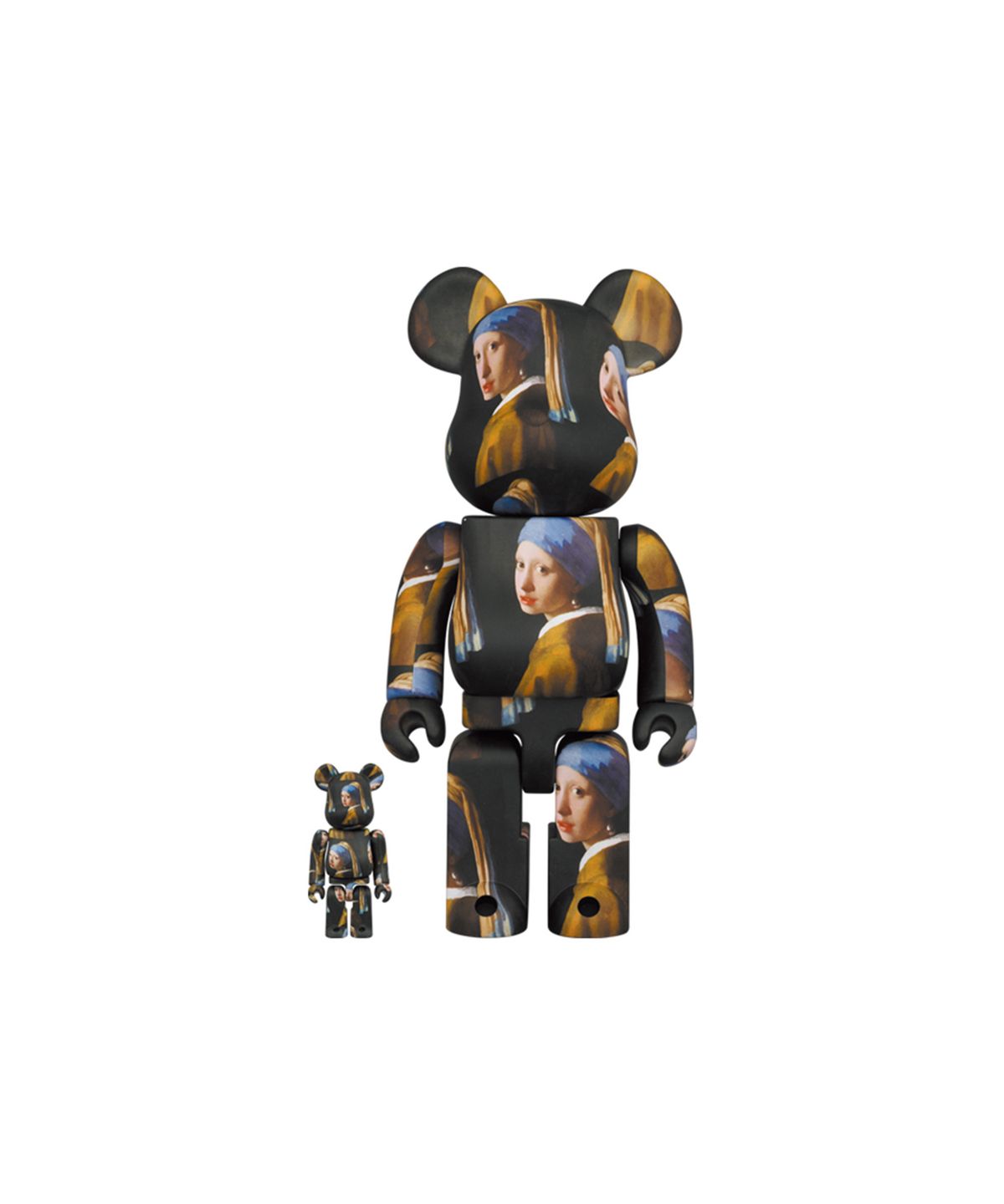 킨키로봇(KINKI ROBOT) 400%+100% 베어브릭 요하네스 페르메이르 진주 귀걸이를 한 소녀 (2206011)
