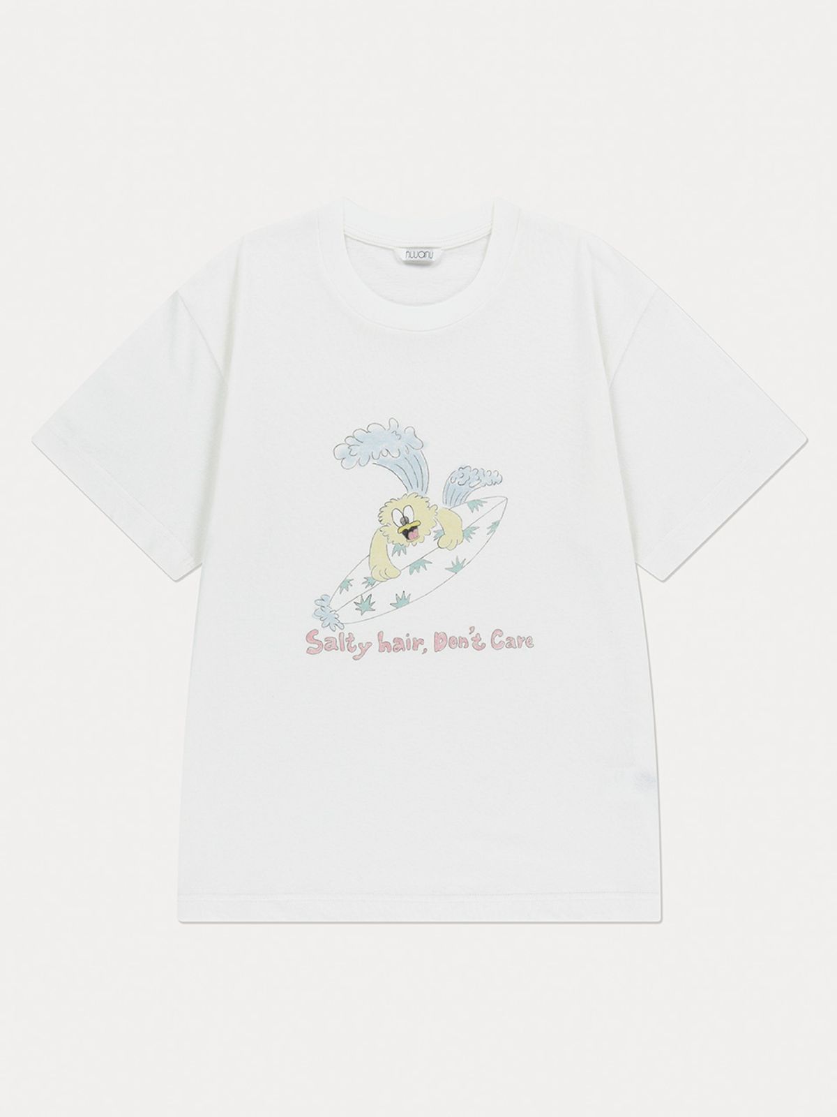 누아누(NUUANU) Surf Tee_Ivory