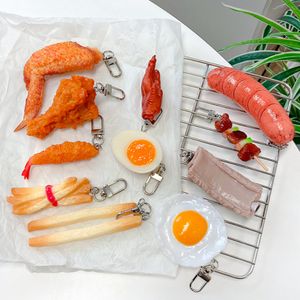 야식코너 음식 키링 미니어쳐 열쇠고리 (11종)